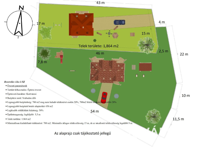 Lakóövezeti telek Vonyarcvashegy fő utcáján!