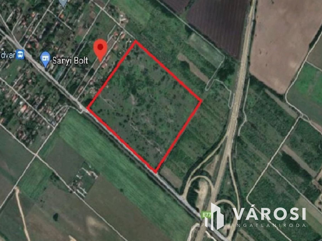 17 hektár ipari terület eladó Vácon