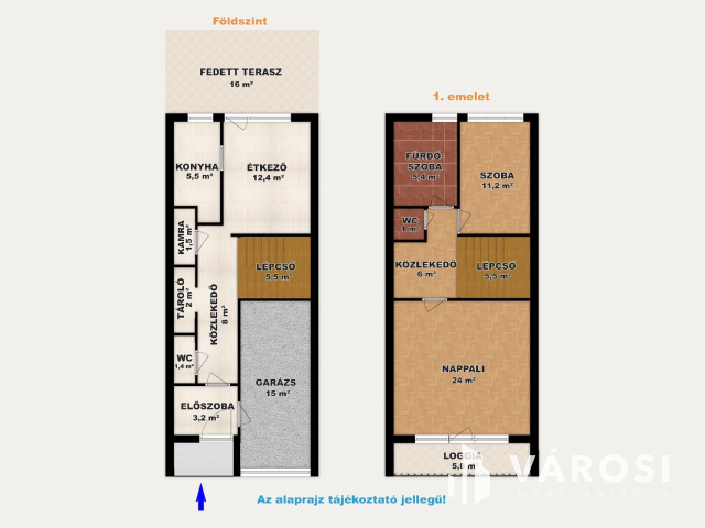 Belvárosi lakás saját kertrésszel