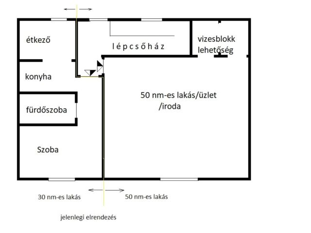 2 lakás együtt, Sárvár belvárosában