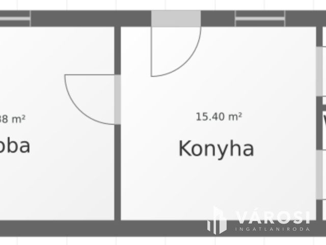 Egy ingatlan két lakrésszel csendes helyen