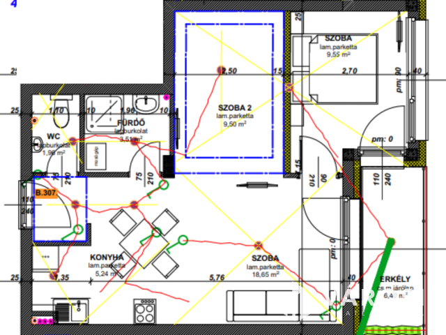 Új építésű lakás (B307), a Balatontól 200 méter távolságra
