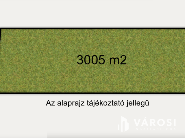 Családi ház építésére alkalmas külterületi telek eladó