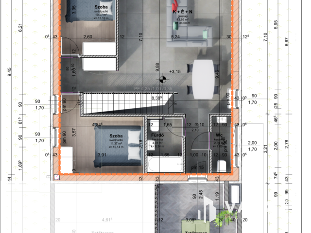 Új építésű tetőteraszos prémium lakás eladó