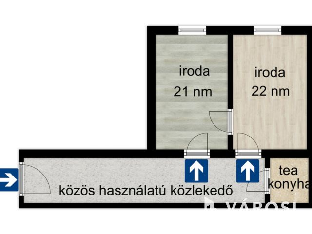 Belvárosi irodák, a Szilágyi utcában eladók.