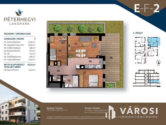 Kulcsrakész lakás Péterhegyen C-F-2