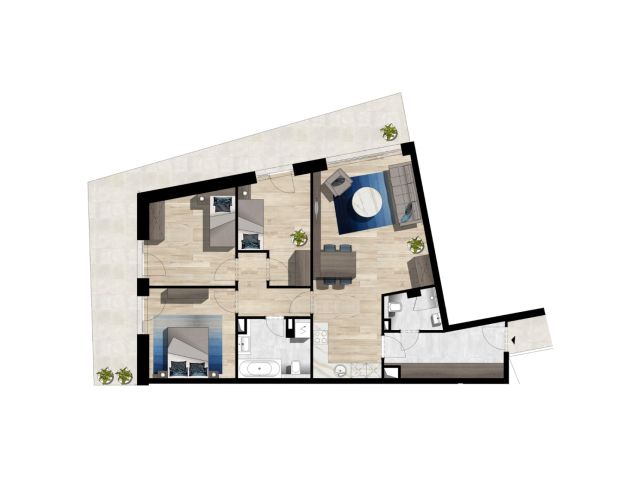 Balatonföldváron 1. emeleti luxuslakás eladó!