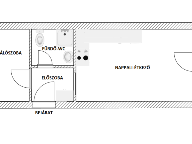 Kedves kis albérlet a Malomsok sétányon!