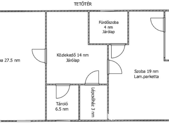 Hunyadi krt.-on felújított családi ház eladó!