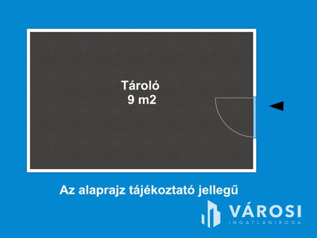 Eladó mélygarázsi tároló a Tisza palotában