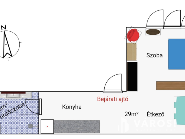 Kedves, stílusos lakás kiadó a Nagycsarnoknál