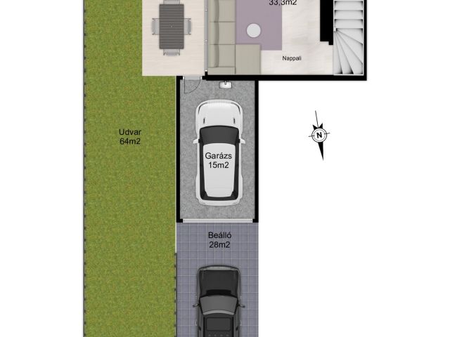 Exkluzív, kertkapcsolatos lakás Újszegeden