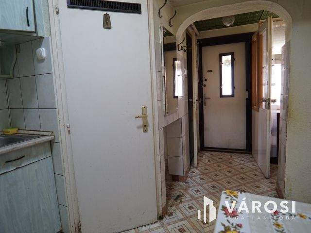 Teleki utcában, udvari lakás kis zöldterülettel