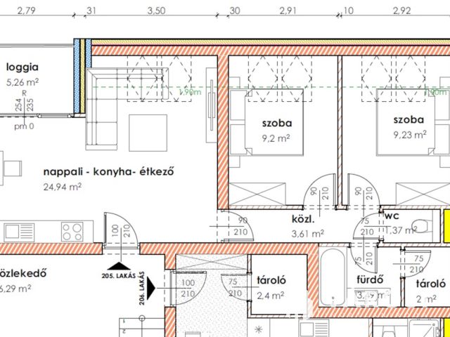 Második emeleti újépítésű lakás, Hagymatikumtól 60 méterre 2