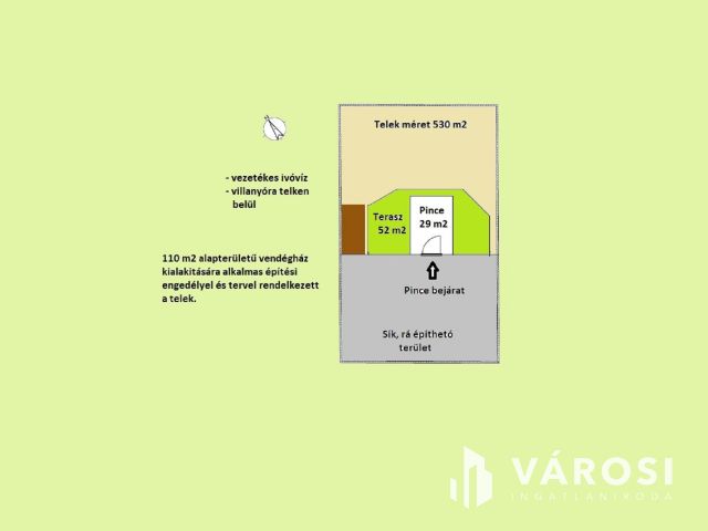 Zártkerti telek vízzel + árammal  Máriahalmon– ne hagyd ki!