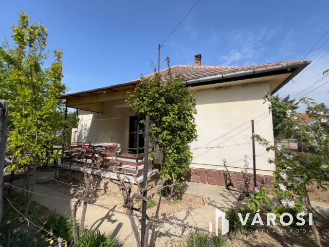 Balatonszárszó családias részén 2 szobás családi ház.