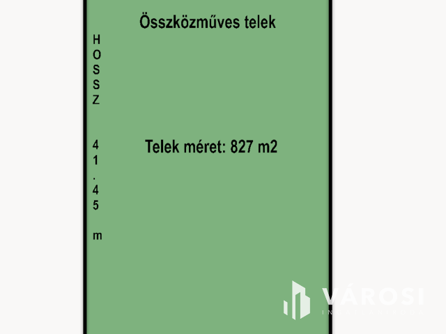 Összközműves építési telek, a Szőlőskert lakóparkban!