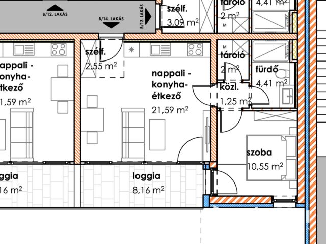 Első emeleti újépítésű lakás a Hagymatikumtól 30 méterre 5