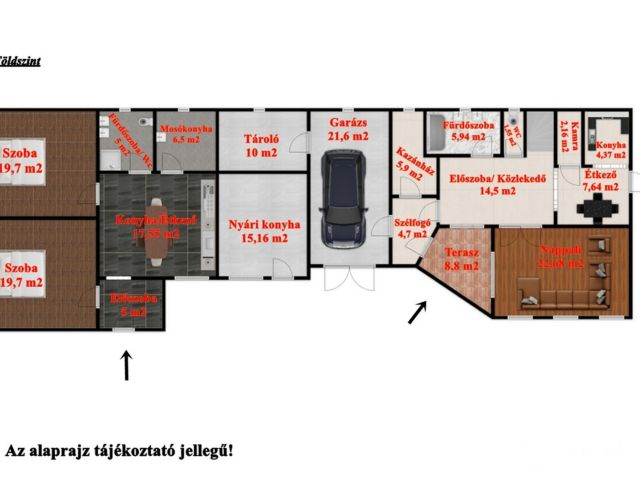 Kétgenerációs otthon a Várfürdő közelében