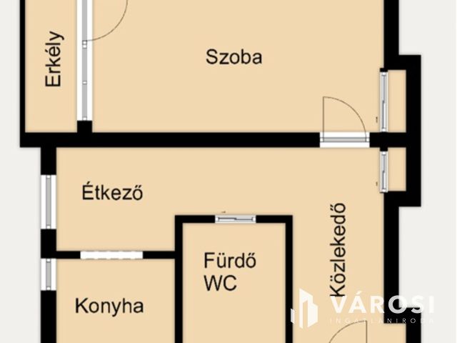 Egyszobás lakás Szombathelyen a Domus közelében