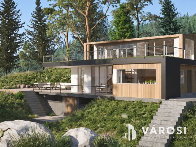 Solymár legszebb panorámája, megkezdett családiház építéssel